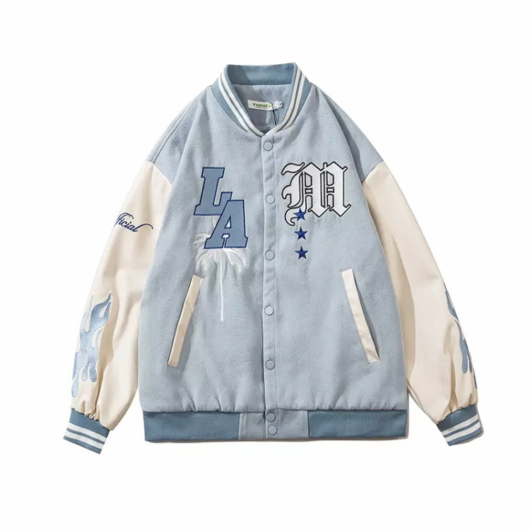 LA Letterman Jacket - Blue
