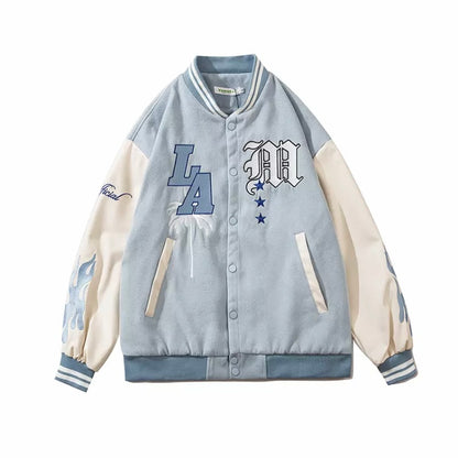 LA Letterman Jacket - Blue