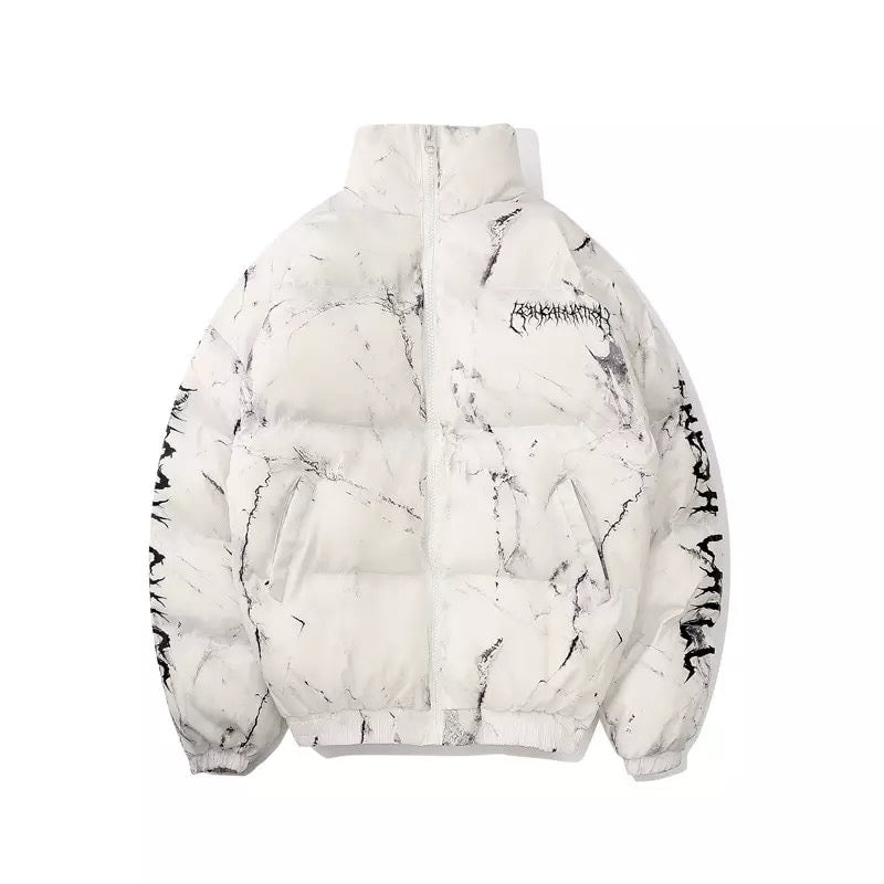 Hipster h0neybear Puffer Jacket - White